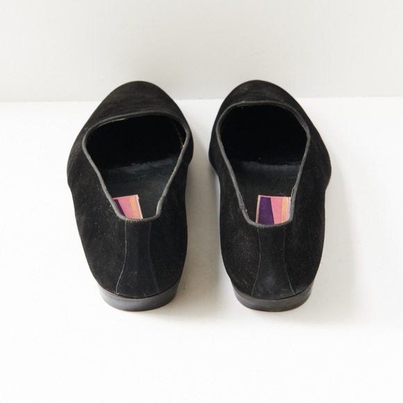 80s - SUSAN BENNIS - WARREN EDWARDS - Loafer - Men\'s - 10 - BLK - Velvet main image 4